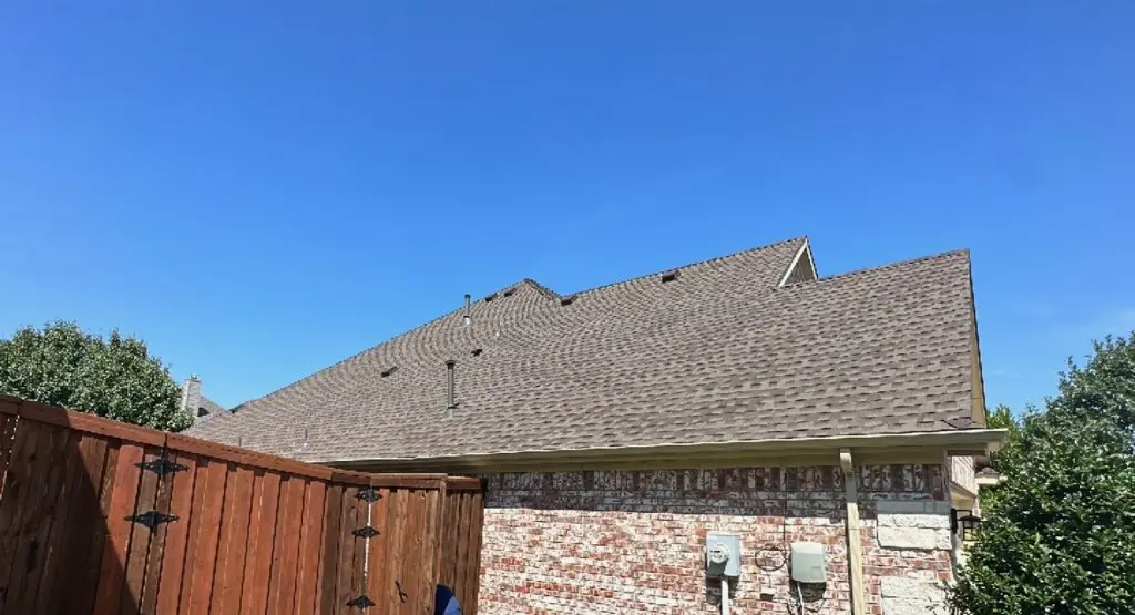 Completed roof replacement project in Concord